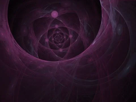 Composition of bubbles and circles and fractal elements with metaphorical rel イラスト素材