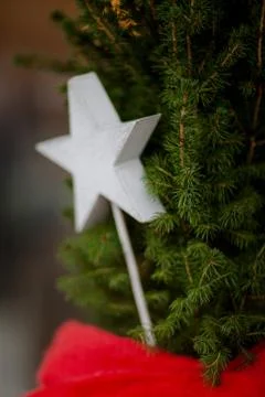 Composition of the Christmas decorations. Foto stock