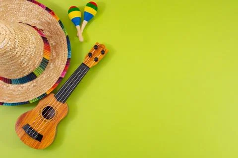 Composition for Cinco de Mayo concept, space for text Fotos de archivo