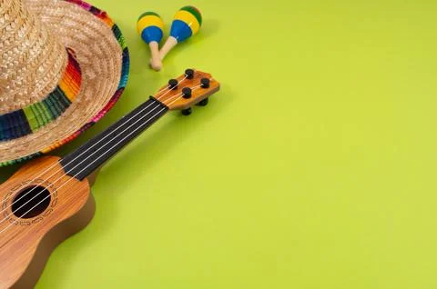 Composition for Cinco de Mayo concept, space for text Fotos de archivo