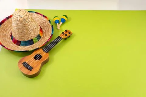 Composition for Cinco de Mayo concept, space for text Fotos de archivo
