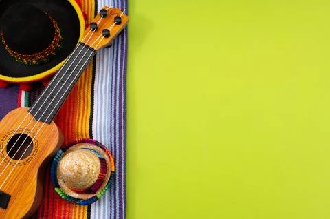 Composition for Cinco de Mayo concept, space for text Fotos de archivo