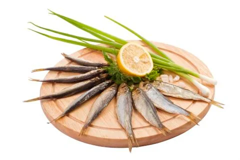 A composition with clupea herring Stock Photos