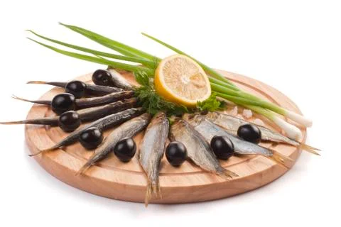 A composition with clupea herring Stock Photos