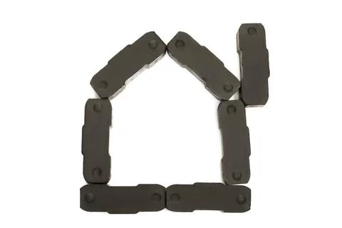 Composition of coal elements in a shape of house. Composition of coal elem... 写真素材