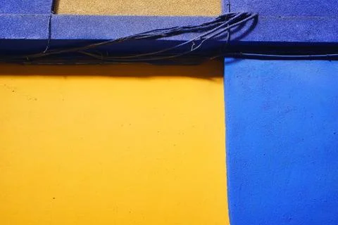 Composition with colour Foto stock