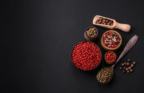 Composition, concept, consisting of several types of different colors of al.. Stock Photos