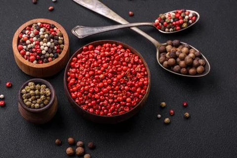 Composition, concept, consisting of several types of different colors of al.. Stock Photos