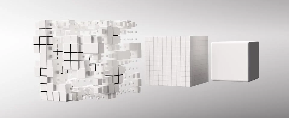 Composition data in cubic clusters 库存插图