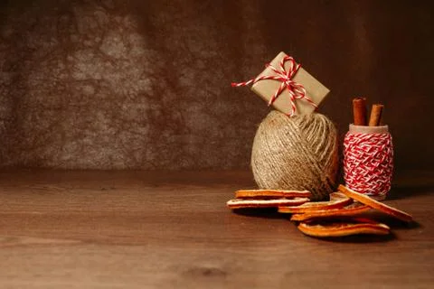 Composition of decoration for holidays. Stock-Fotos