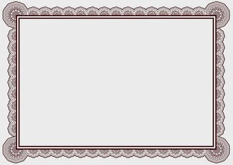 Composition of decorative grey patterned frame with central rectangular space 스톡 일러스트