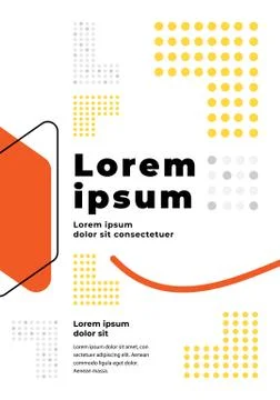 Composition of dot. Abstract background with copy space Stock Illustration