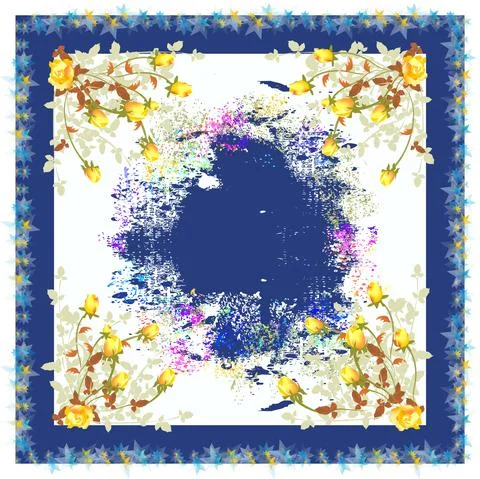 Composition with flowers, Stock Illustration