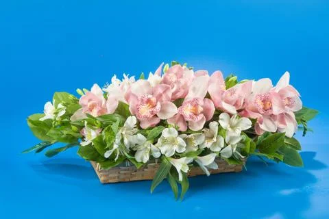 Composition With Flowers Stock Photos