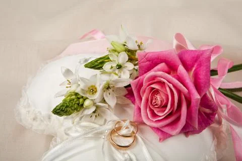 Composition With Flowers Stock Photos