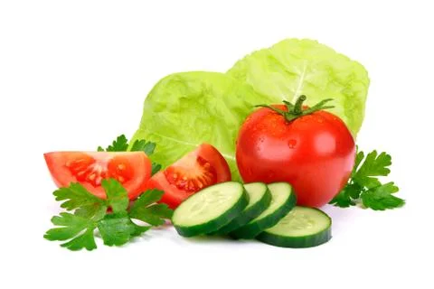 Composition of fresh vegetables Stock-Fotos