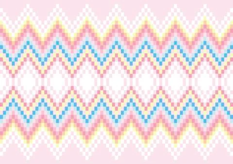 Composition with geometric ornament. Illustrazione stock