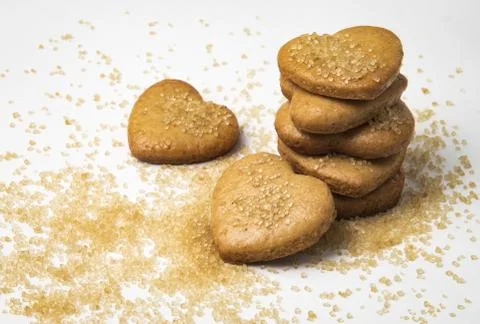 Composition with gingerbread pastries Stock Photos