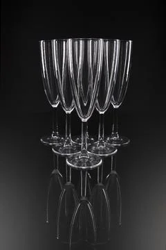 Composition of glasses Foto stock