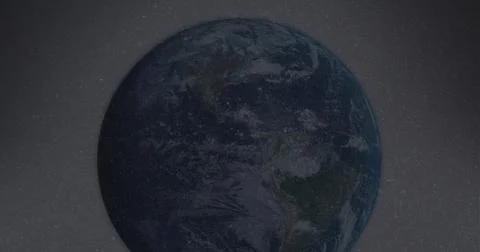 Composition of globe over road surface Ilustração Stock