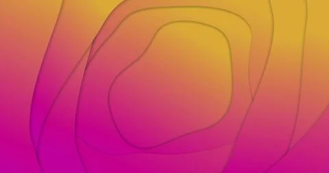 Composition of gradient pink to yellow patterned background Stock Illustration