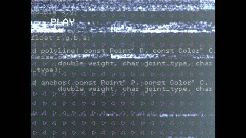 Composition of green digital cloud with blue smoke trails and binary coding Stock Footage 207795337