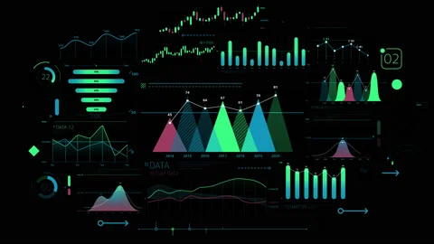 Composition of infographic elements Stock Footage 105977382