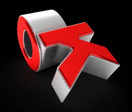 Composition of letters ok.3D illustration Stock Illustration