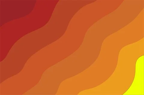 Composition of liquid yellow gradient lines shapes. for presentation design.. Ilustração Stock