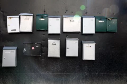 Composition of mailbox Stock Photos