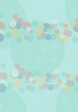 Composition of multiple spots with copy space on green background Illustrazione stock