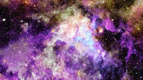 Composition of nebulae and stars. Elements of this image furnished by NASA. 스톡 사진