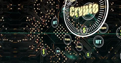 Composition of network of connections over data processing イラスト素材