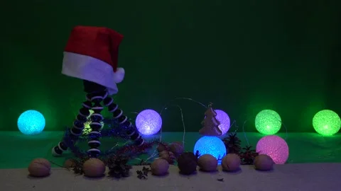 ‌Composition for the new year Stock Footage 163777842