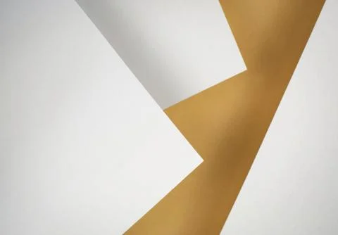 Composition of ocher white papers Stock Photos