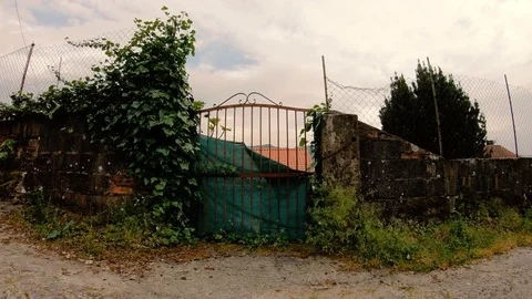 COMPOSITION OLD DOOR Stock Footage 90132999