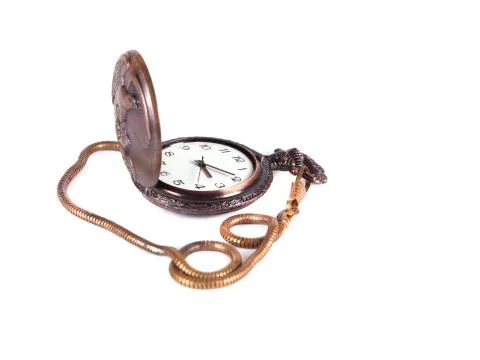 Composition from a pocket watch Stock Photos