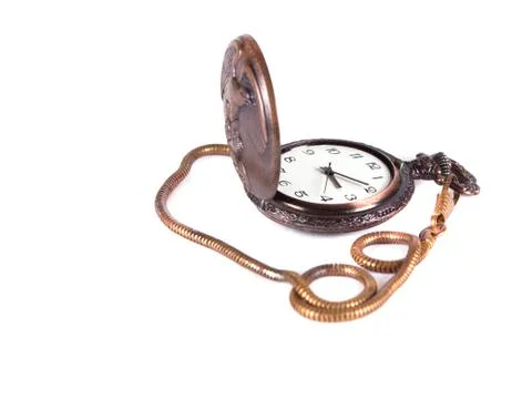 Composition from a pocket watch Stock Photos