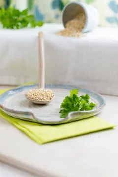 Composition of quinoa Stock Photos