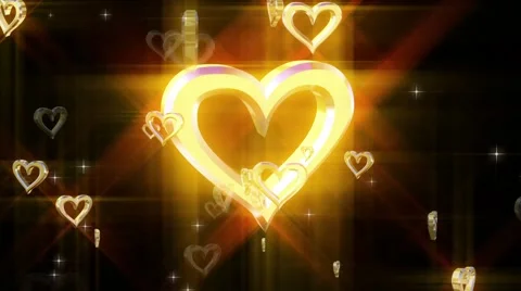 Composition with rotating heart Stockbeeldmateriaal 47834274