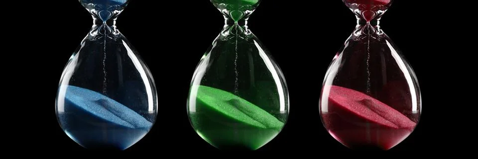 Composition of running time Foto stock