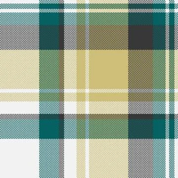 Composition seamless textile fabric, spring tartan background vector. Glen .. Stock Illustration