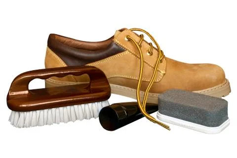 Composition with a shoe. Stock Photos