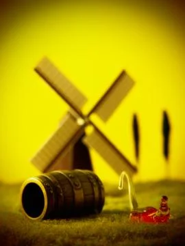 Composition with the small glass mouse. Still life Stock Photos