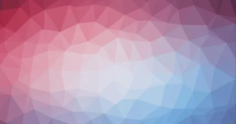 Composition of softly glowing pink and blue crystalline form Stock Illustration