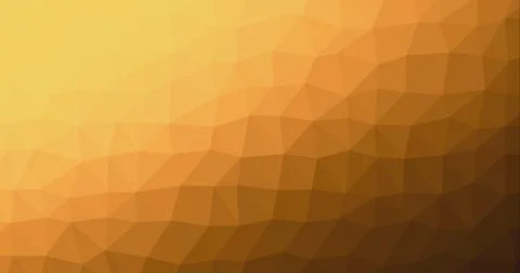 Composition of softly glowing yellow, crystalline form with shadow Stock Illustration