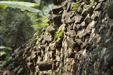 The composition of solid rock Stock Photos