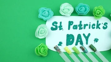 Composition St. Patrick's Day Stock Footage 85825523