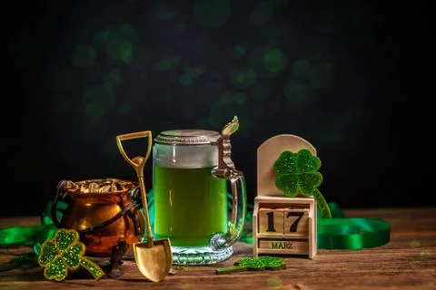 Composition for St. Patrick's Day Stock Photos