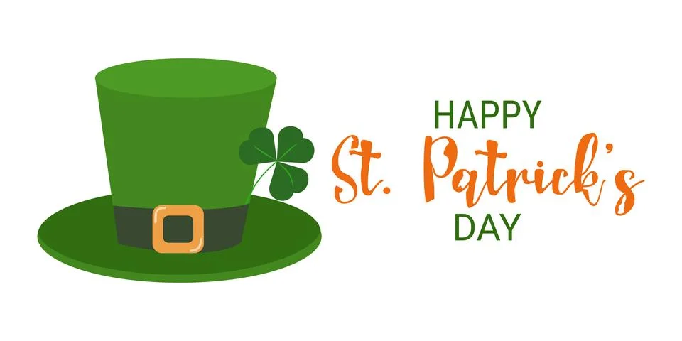 Composition for St. Patricks Day poster template Stock Illustration